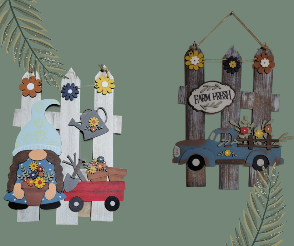Truck or Gnome Fence Class February 17 - IN PERSON or AVAILABLE IN A KIT - ENDED