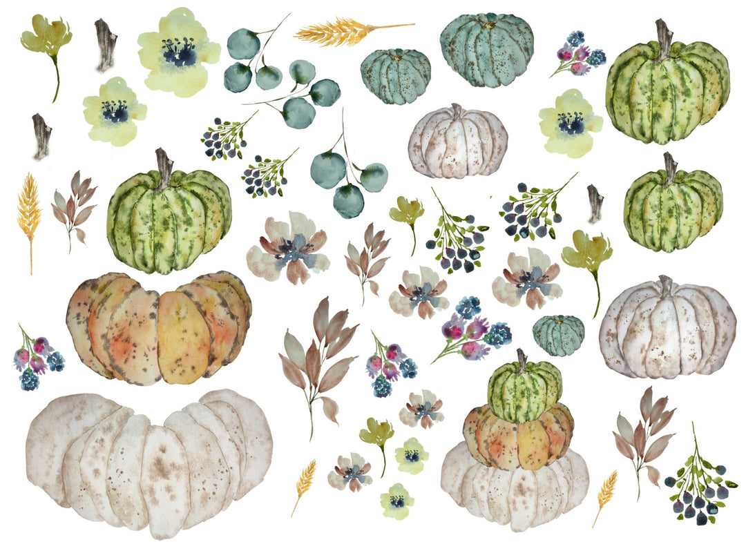 Decoupage Paper - Heirloom Pumpkins