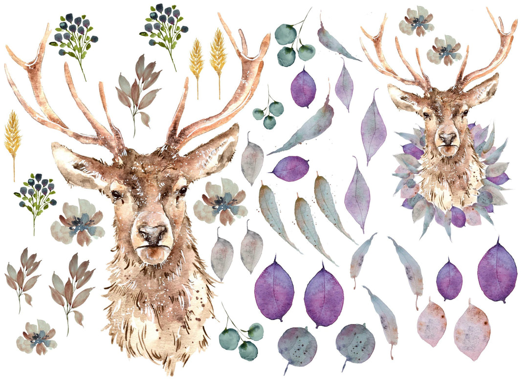 Decoupage Paper - Winter Stag