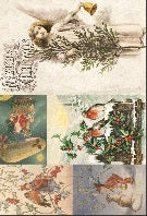 Decoupage Paper - Christmas Blocks C
