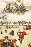 Decoupage Paper - Christmas Blocks D