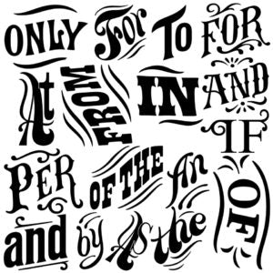 IOD Designs Stamp - Block 12" x 12"
