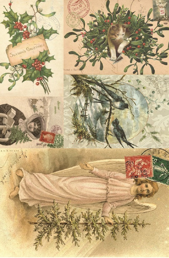 Decoupage Paper - Christmas Blocks B
