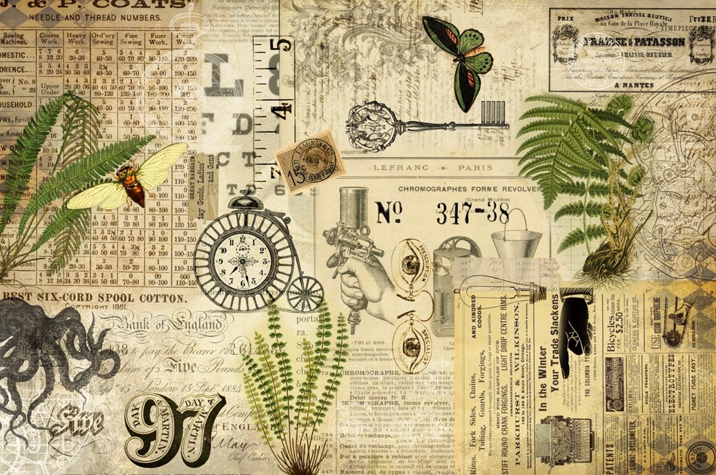 Decoupage Paper - Industrial Masterboard