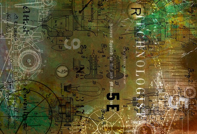Decoupage Paper - Technologist