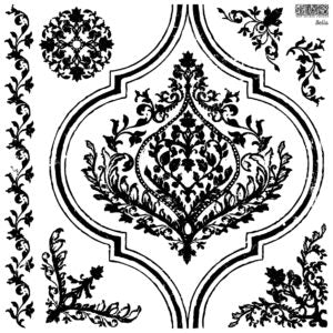 IOD Designs Stamp - Bella 12" x 12"