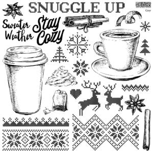 IOD Designs Stamp - Cozy 12" x 12" SEASONAL ONLY