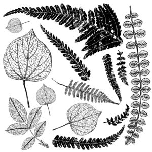 IOD Designs Stamp - Fronds 12" x 12"