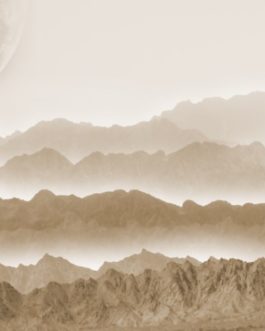 Decoupage Paper - Misty mountains