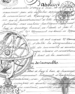 Decoupage Paper - Script