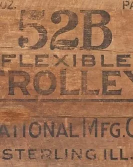 Decoupage Paper - Wood Crate "Trolley"